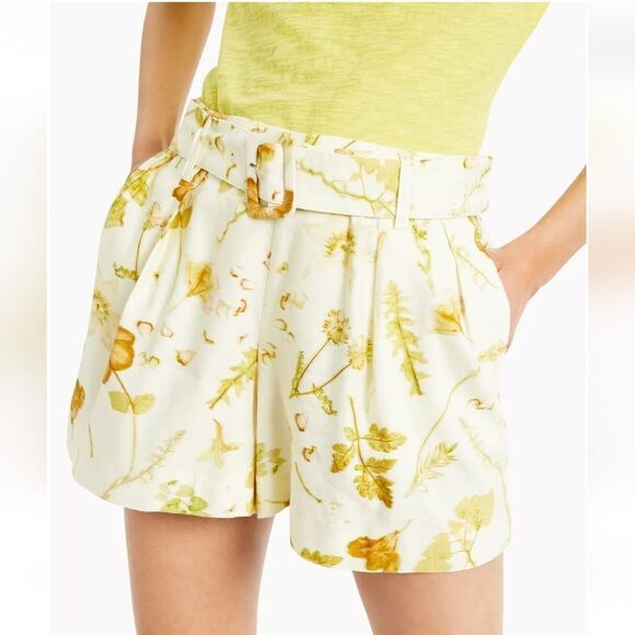 Inc International Concepts Belted Floral-Print Shorts sz XXL - Picture 2 of 12